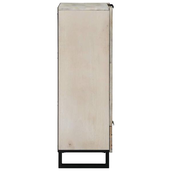 vidaXL Media-opslagkasten en rekken Wit en zwart 60 x 33 x 100 cm