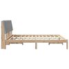 vidaXL Bedframe met hoofdeinde Bruin 180 x 200 cm Massief grenenhout