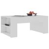 vidaXL Salontafel 100x60x42 cm bewerkt hout wit