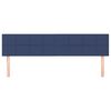 vidaXL Hoofdborden 2 st 80x5x78/88 cm stof blauw