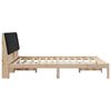 vidaXL Bedframe met hoofdeinde Bruin 160 x 200 cm Massief grenenhout