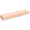 vidaXL Wandschap 40x10x4 cm onbehandeld massief eikenhout