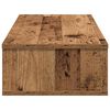 vidaXL Wandschap met lades 80x31x17 cm bewerkt hout oud houtkleurig