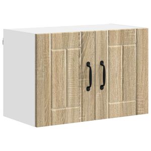 vidaXL Wandkast LUCCA Sonoma Eiken 60 x 31 x 40 cm Bewerkt hout