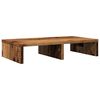 vidaXL Monitorstandaard 50x27x10 cm bewerkt hout oud houtkleurig