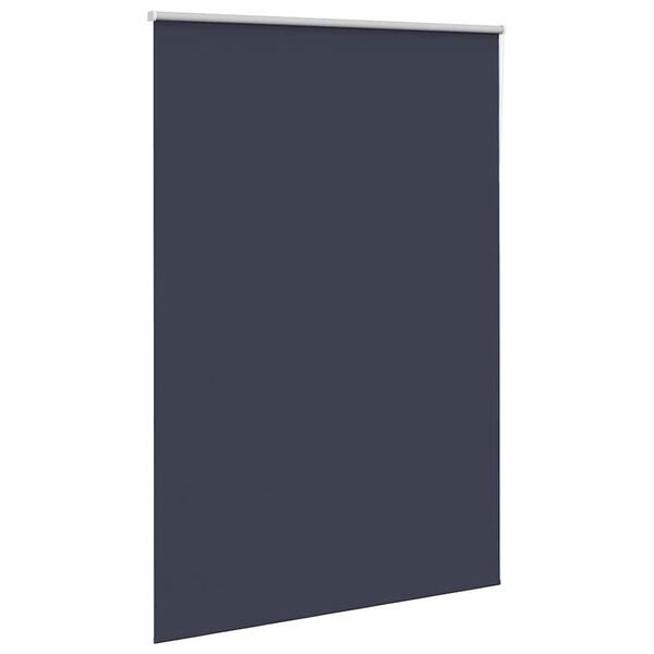 vidaXL Rolgordijn verduisterend 145x230 cm stofbreedte 141,6 cm blauw