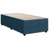 vidaXL Boxspring met matras fluweel blauw 80x200 cm