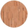 vidaXL Tafelblad rond &Oslash;70x1,5 cm massief beukenhout