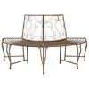 vidaXL Boom bank 4-Aantal zitplaatsen 160 x 80 x 89 cm Staal