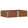 vidaXL Palletopzetranden 2 st 150x100 cm massief grenenhout bruin