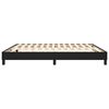 vidaXL Boxspring bed kunstleer zwart 160x200 cm