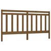 vidaXL Hoofdbord 206x4x100 cm massief grenenhout honingbruin