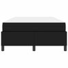 vidaXL Bedframe met matras Zwart 120 x 190 cm Stof