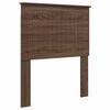 vidaXL Hoofdbord met hoofdeinde Bruin Eiken 80 cm Bewerkt hout