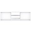 vidaXL Tv-meubel met LED-verlichting 120x30x36 cm wit