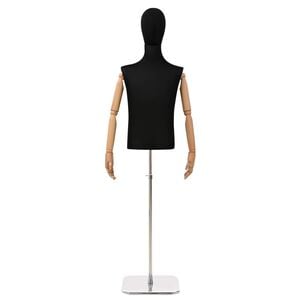 vidaXL Verstelbare mannequin van 170-242 cm met hoofd en voet Man PP