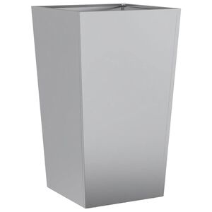 vidaXL Plantenbak 45x45x75 cm gegalvaniseerd staal