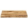 vidaXL Tafelblad met natuurlijke rand 70x40x2,5 cm massief mangohout