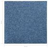 vidaXL Tapijttegels 20 st 5 m² 50x50 cm blauw