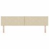 vidaXL Hoofdbord Cr&egrave;me 200 cm Stof