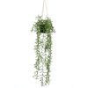 Emerald Kunstplant hangend in pot senecio 70 cm