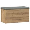 vidaXL Opbergbank Artisan Eikenhout 82x42x45 cm Bewerkt Hout