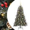 vidaXL Kunstkerstboom met 150 LED Groen 120 cm PVC en Plastic en Staal