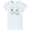 vidaXL Kindershirt 140 lichtblauw