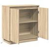 vidaXL Dressoir met plank Sonoma Eiken 71 x 34,5 x 75 cm Bewerkt hout