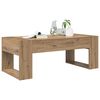 vidaXL Salontafel Artisan Eiken 110 x 50 x 41 cm Bewerkt hout