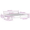 vidaXL Bedframe zonder matras massief grenenhout 180x200 cm