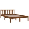 vidaXL Bedframe massief hout honingbruin 120x200 cm