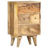 vidaXL Nachtkastje 36x30x60 cm massief mangohout
