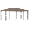 vidaXL Prieel 6x3 m stof taupe