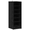 vidaXL Schoenenkast met plank Zwart Eiken 32 x 35 x 90 cm Bewerkt hout