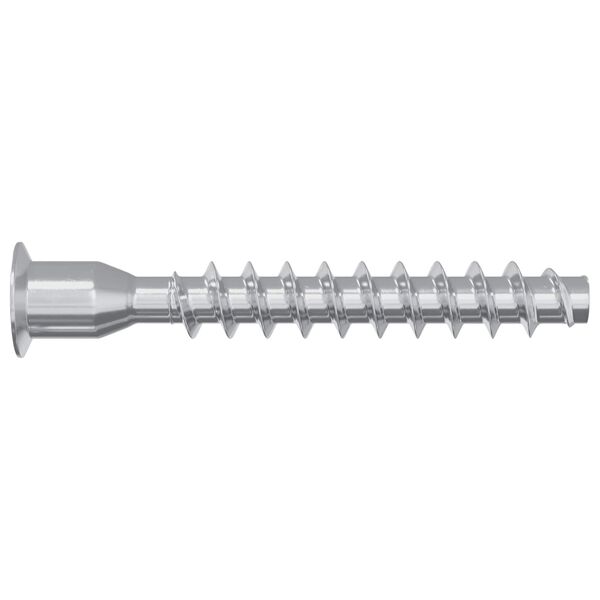 vidaXL Confirmatschroeven 12 pcs Zilver &Oslash;7 x 50 mm Metaal