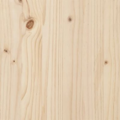 vidaXL Bedframe met hoofdbord massief grenenhout 150x200 cm