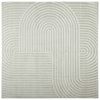 vidaXL Binnen- en buitentapijt PALMERAS Groen 240 x 240 cm Polyester