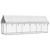vidaXL Hondenkennel voor buiten met dak 400x100x150 cm