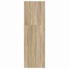 vidaXL Badkamer Kast Sonoma Eiken 79,5 x 49 x 156 cm Bewerkt hout