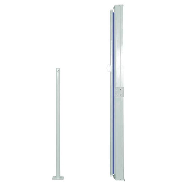 vidaXL Windscherm uittrekbaar 160x500 cm blauw