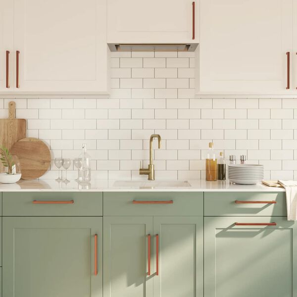 vidaXL Handvatten 5 st 224 mm roestvrij staal bronskleurig