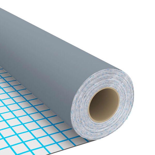 vidaXL Meubelfolie zelfklevend 500x90 cm PVC grijs