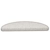 vidaXL Trapmatten zelfklevend Sisal-Look 30 st 65x21x4cm zilverkleurig
