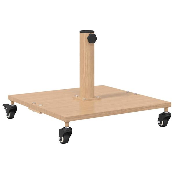 vidaXL Parasolvoet Licht Hout 45 x 45 x 31,5 cm