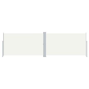 vidaXL Windscherm uittrekbaar 180x600 cm cr&egrave;mekleurig