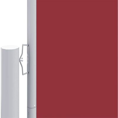 vidaXL Windscherm uittrekbaar 180x1200 cm rood