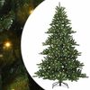 vidaXL Kunstmatige Inklapbare Kerstboom Groen 240 cm PVC en staal