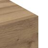 vidaXL Wandkast artisanaal eikenkleurig 80 x 36.5 x 35 cm Bewerkt hout