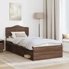 vidaXL Bedframe Bruin Eiken 90 x 190 cm Massief grenenhout